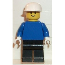 pln093 Soccer Plain Blue Torso with Blue Arms